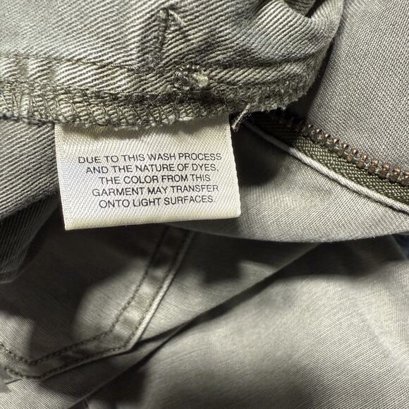 J. Crew Pants Womens 29 Slim Fit Cargo Military Green Pockets Stretch Chinos - Picture 11 of 14